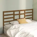 Tête de lit Marron miel 206x4x104 cm Bois massif de pin
