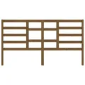 Tête de lit Marron miel 206x4x104 cm Bois massif de pin
