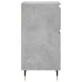 Buffets 2 pcs gris béton 40x35x70 cm bois d'ingénierie