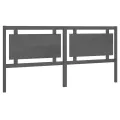 Tête de lit Gris 205,5x4x100 cm Bois massif de pin