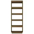 Bibliothèque/Séparateur de pièce Marron miel 60x35x167 cm Pin