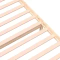 Cadre de lit Blanc Bois massif 100x200 cm