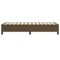 cadre de lit Marron foncé 100x200 cm Tissu