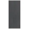 Bibliothèque/Séparateur de pièce Gris 100x30x71,5 cm Pin massif
