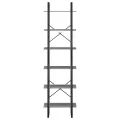 Étagère de rangement Gris 60x30x210 cm Bois de pin massif