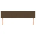 Têtes de lit 2 pcs Marron Foncé 80x5x78/88 cm Tissu
