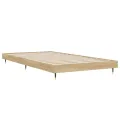Cadre de lit chêne sonoma 90x200 cm bois d'ingénierie