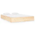 Cadre de lit bois massif 140x190 cm