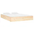 Cadre de lit bois massif 140x190 cm