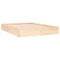 Cadre de lit bois massif 140x190 cm