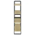 Bibliothèque à 4 niveaux Chêne sonoma 100x30x140 cm Aggloméré