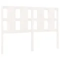 Tête de lit Blanc 125,5x4x100 cm Bois massif de pin