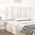 Tête de lit Blanc 125,5x4x100 cm Bois massif de pin