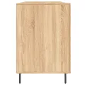 Bureau chêne sonoma 140x50x75 cm bois d'ingénierie
