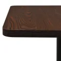 Table de bistro Cendre foncé 70x70x107 cm
