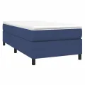 cadre de lit Bleu 80x200 cm Tissu