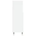 Armoire de salle de bain blanc 30x30x100 cm bois d'ingénierie