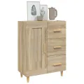 Buffet Chêne sonoma 69,5x34x90 cm Bois d'ingénierie