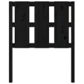 Tête de lit Noir 80,5x4x100 cm Bois massif de pin