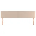 Têtes de lit 2 pcs Cappuccino 80x5x78/88 cm Similicuir