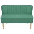Canapé 117 x 55,5 x 77 cm Tissu Vert