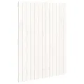 Tête de lit murale Blanc 82,5x3x110 cm Bois massif de pin