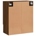 Armoire murale chêne marron 60x31x70 cm bois d'ingénierie