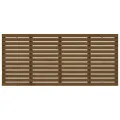 Tête de lit murale Marron miel 166x3x91,5 cm Bois massif de pin