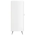 Buffet Blanc brillant 69,5x34x90 cm Bois d'ingénierie