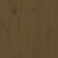 Cadre de lit Marron miel Bois massif 120x190 cm Petit Double