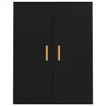 Armoire murale suspendue Noir 69,5x34x90 cm