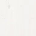 Cadre de lit Blanc Bois massif 75x190 cm Petit simple