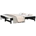 Lit coulissant 2x(90x190) cm Bois de pin massif