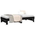 Lit coulissant 2x(90x190) cm Bois de pin massif