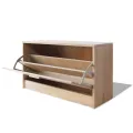 Banc à chaussures 80 x 24 x 45 cm Chêne