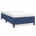 Cadre de lit Bleu 100 x 200 cm Tissu