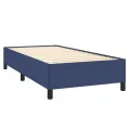 Cadre de lit Bleu 100 x 200 cm Tissu
