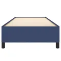 Cadre de lit Bleu 100 x 200 cm Tissu