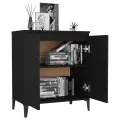 Buffet Noir 60x35x70 cm Aggloméré