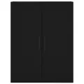 Armoire murale noir 69,5x34x90 cm
