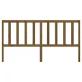 Tête de lit Marron miel 206x4x100 cm Bois massif de pin