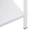 Bibliothèque à 3 niveaux blanc 60x27,6x90,5cm bois d'ingénierie