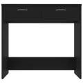 Bureau Noir 80x40x75 cm Aggloméré