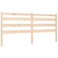 Cadre de lit avec tête de lit 200x200 cm bois massif