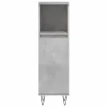 Ensemble de meubles de salle de bain 3 pcs gris béton