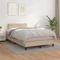cadre de lit avec matelas Cappuccino 120x200 cm