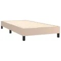 cadre de lit avec matelas et LED Cappuccino 80x200cm