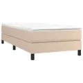 cadre de lit Cappuccino 90x190 cm Similicuir