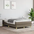 cadre de lit Taupe 120x200 cm Tissu