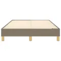 cadre de lit Taupe 120x200 cm Tissu